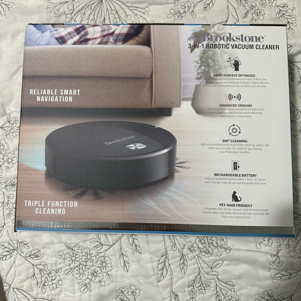 NEW Brookstone 3-in- 1 Robotic Vacumm
Cleaner - Picture 6 of 8